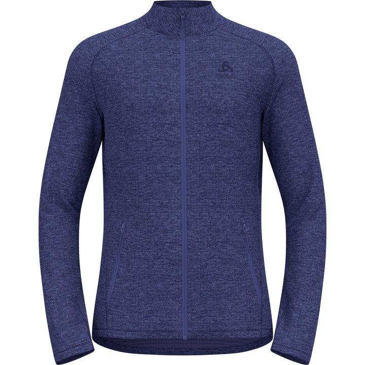 Odlo Herren FLI Jacke Fleecejacke Fleecepullover XL -21122 Skipper Blue Melange, XL -21122 Skipper B