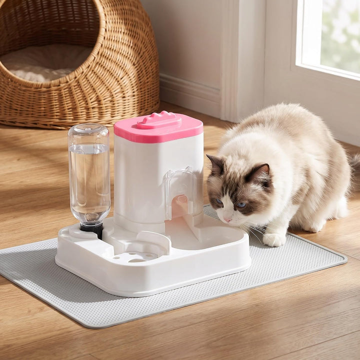 Automatischer Wasserspender für Katzen und Hunde, 2-in-1