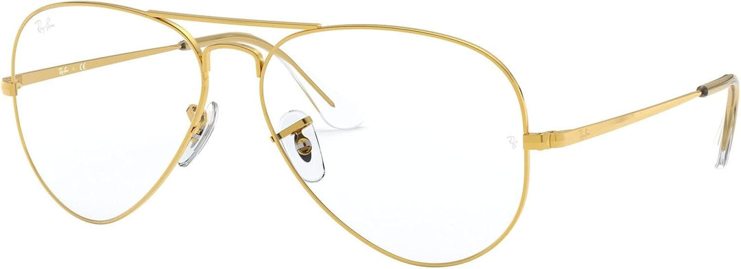 Ray-Ban Unisex AVIATOR-0RX64893086, Legend Gold, 55