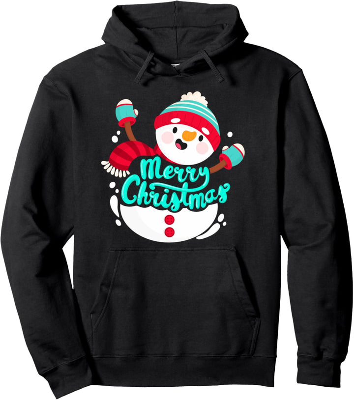 Winter Schneemann Pullover Hoodie