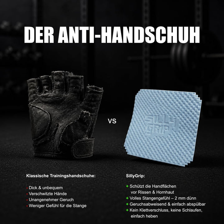 Griffpolster für Gym &amp; Kraftsport – 2 mm dünne Trainingspads, rutschfest &amp; Anti-Hornhaut – Alternati