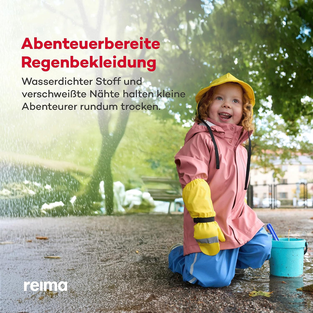 Reima - Lampi Regenjacke für Kinder Wasserdicht - Jacke für Jungen und Mädchen, Reissverschluss vorn