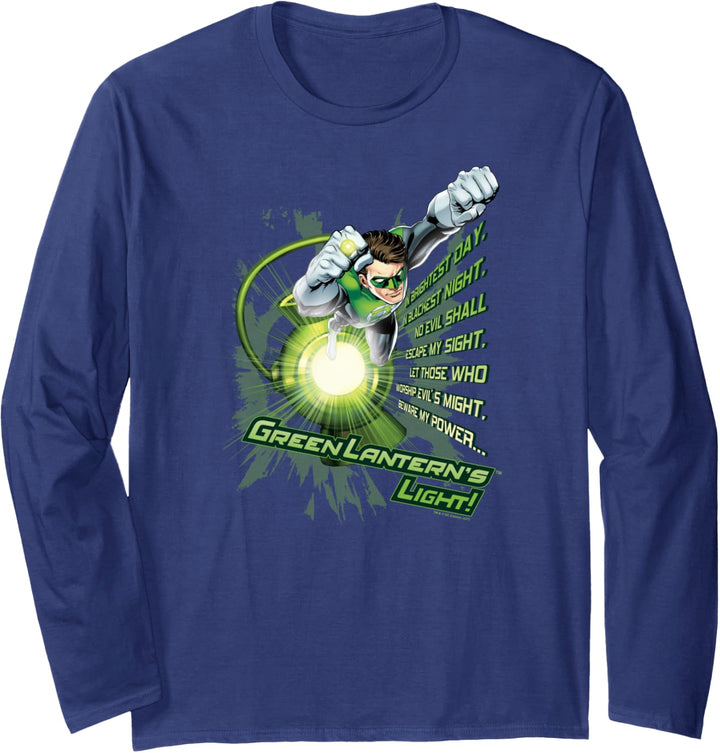 Green Lantern Flying Oath Langarmshirt