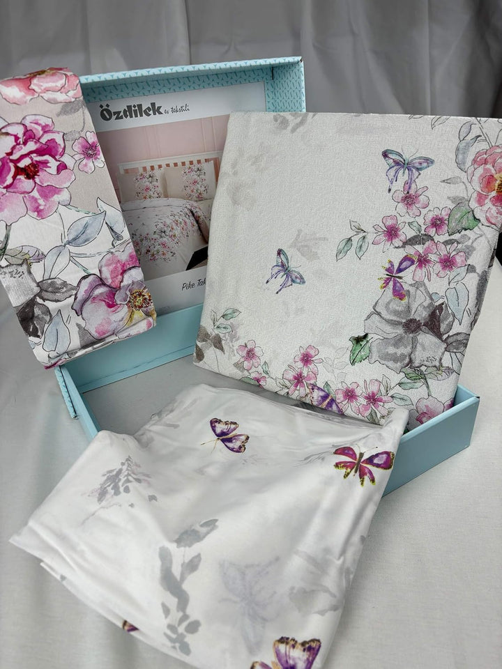 Özdilek Single Ranforce Pique-Set Mariposa Lila