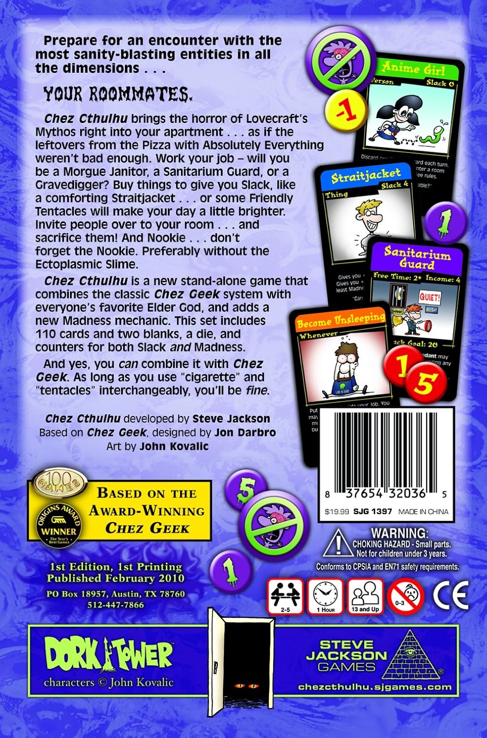 Steve Jackson Games 1397 - Chez Cthulhu (englische Ausgabe)