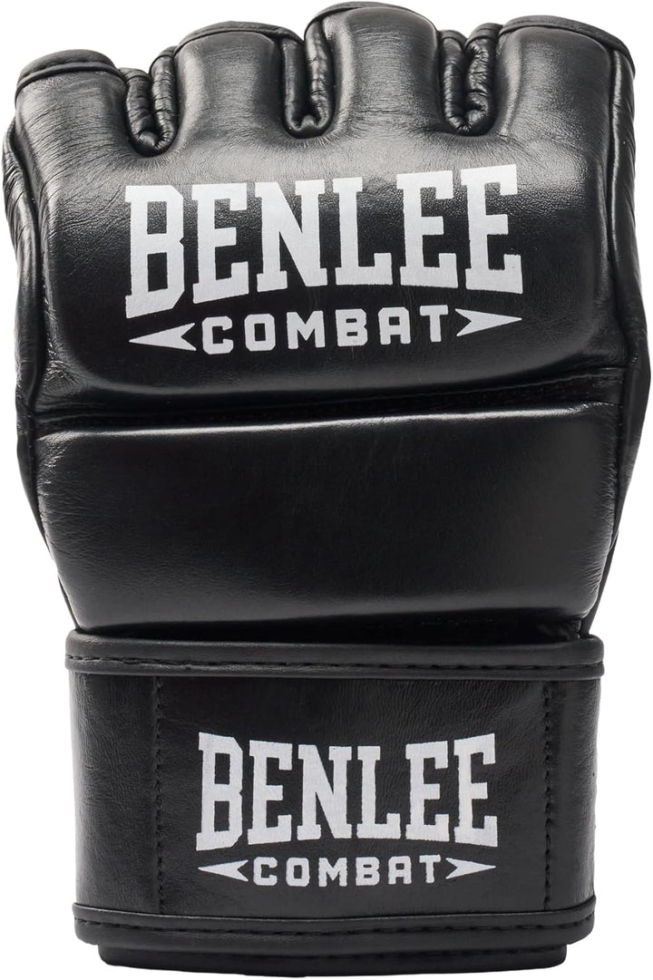 BENLEE Leder MMA Kampfhandschuhe IRONPAW Black/White M, Black/White M