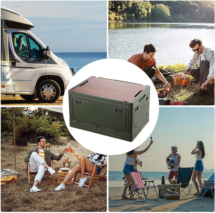 Outdoor-Camping-Aufbewahrungsbox, zusammenklappbarer Kofferraum-Organizer, Outdoor Camping Faltbox,