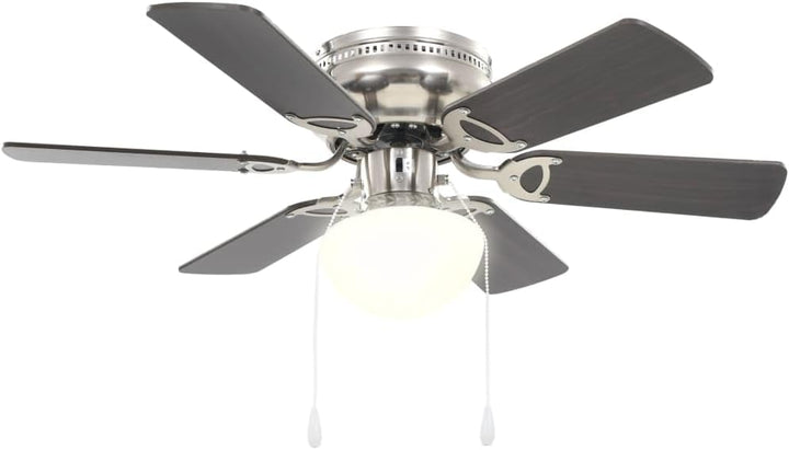 ACAGALA Deckenventilator mit Beleuchtung und Fernbedienung, Ø 82cm Ventilator Lampe Decke mit 5 Flüg