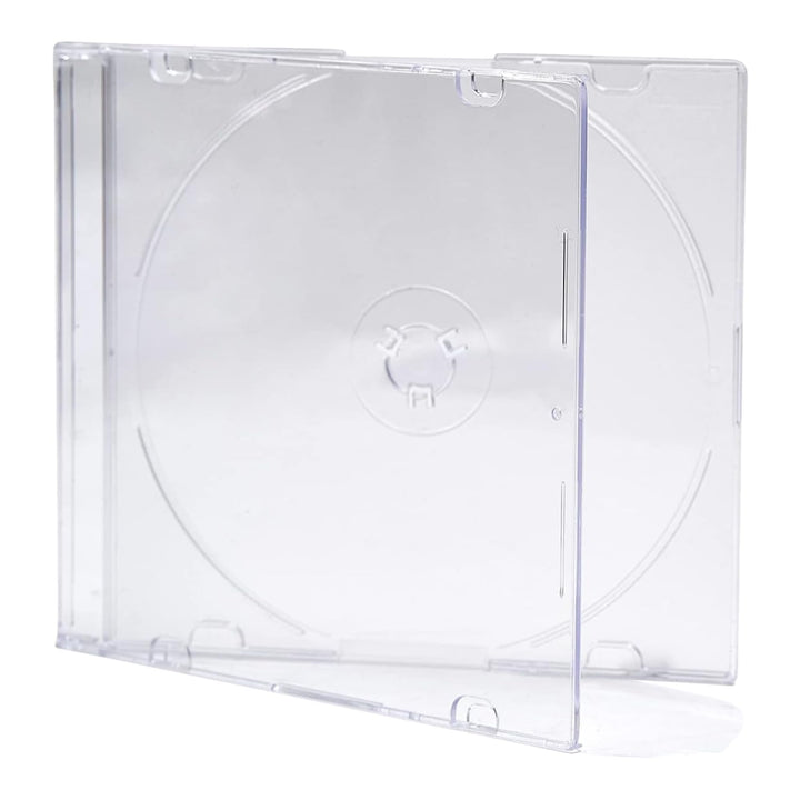 Dragon Trading® CD- / DVD-Hüllen für 1 CD / DVD, 5,2 mm, transparent, 50 Stück