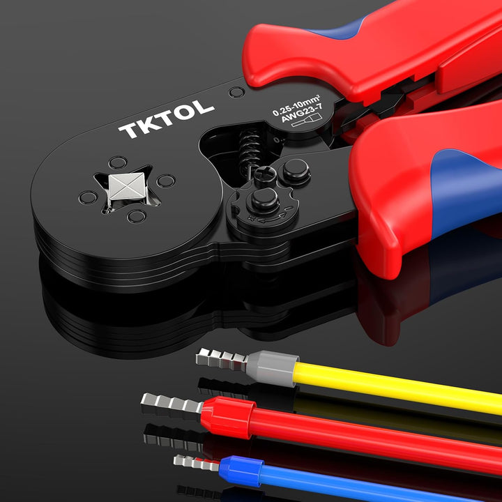 Crimpzange Aderendhülsen Set - TKTOL® Aderendhülsenzange mit 1200 Stück Aderendhülsen Tool Kit für 0