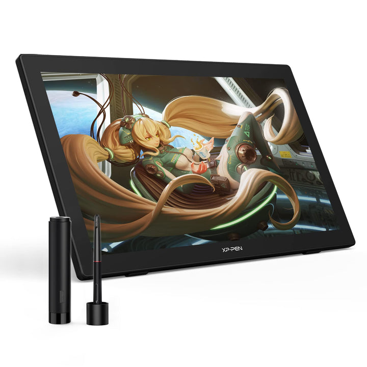 XP-Pen Artist 24 (FHD) Zeichen-Tablet mit Bildschirm, 60,5 cm (23 Zoll), vollständig laminiertes Gra