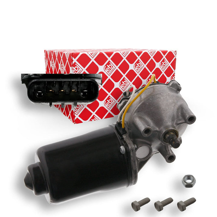 febi bilstein 33748 Scheibenwischermotor mit Anbaumaterial , 1 Stück