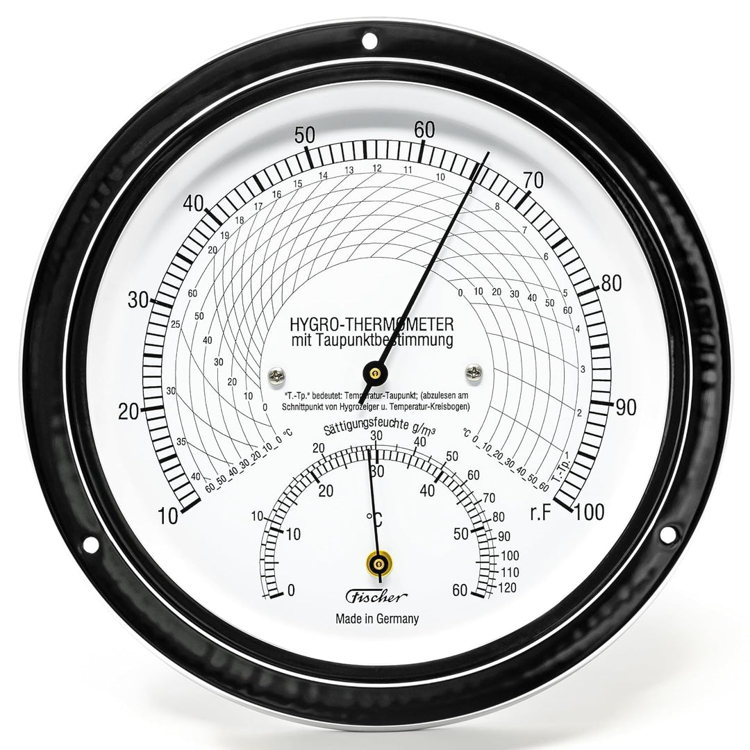 Fischer 5028-47, Klimamesser mit Taupunktbestimmung, Thermohygrometer