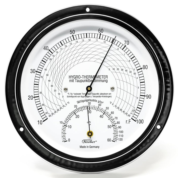 Fischer 5028-47, Klimamesser mit Taupunktbestimmung, Thermohygrometer