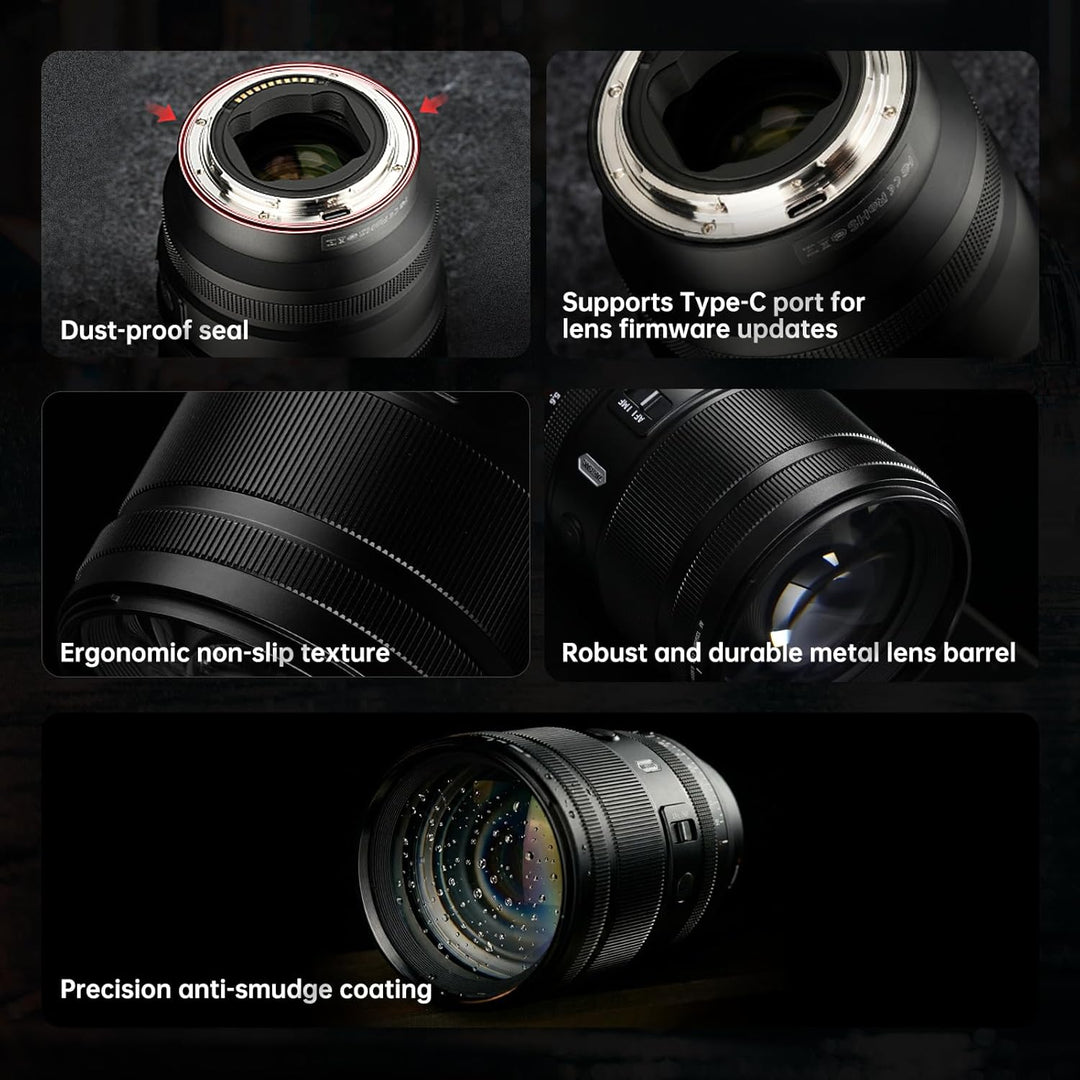 7artisans AF 135mm F1,8 Teleobjektiv für Nikon Z-Mount, Vollformat mit Autofokus, AF/MF, Festbrennwe