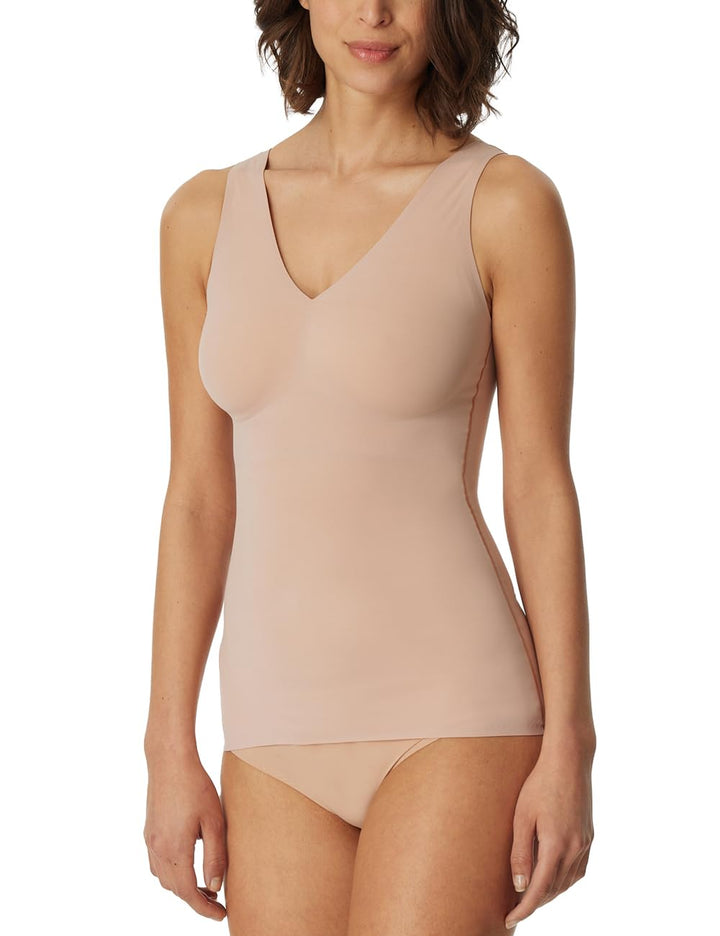 Schiesser Damen Trägertop mit Herausnehmbaren Pads-Invisible Soft Unterwäsche 42 Maple_170365, 42 Ma