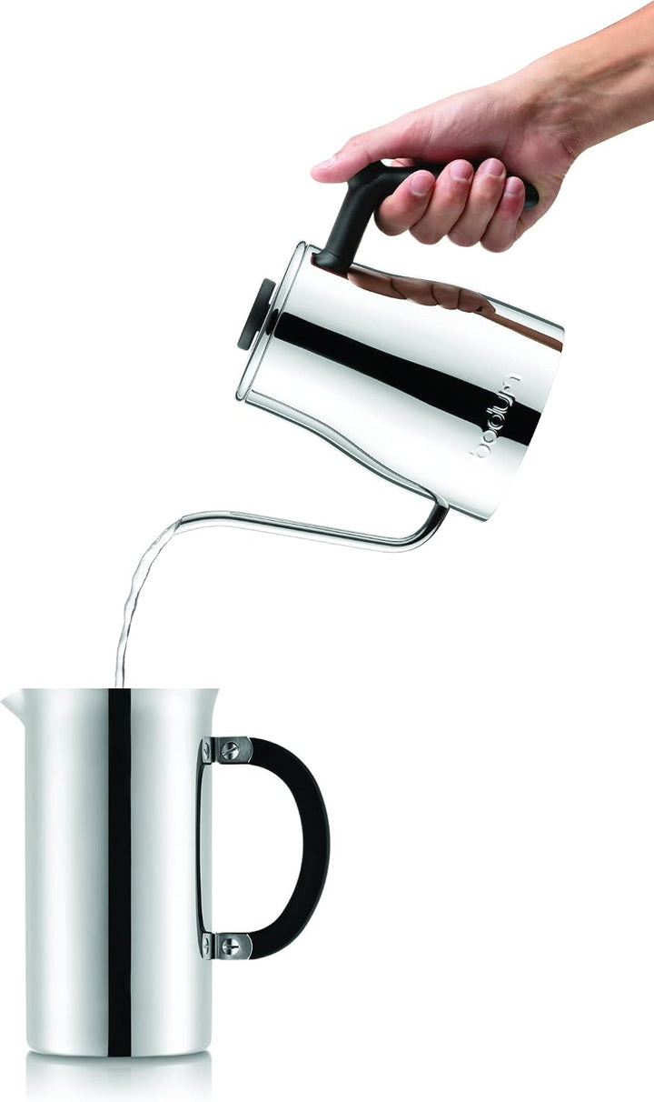 Bodum Tribute Kaffeebereiter aus Edelstahl, 100 ml, Chrom, 11352-16, Chrome