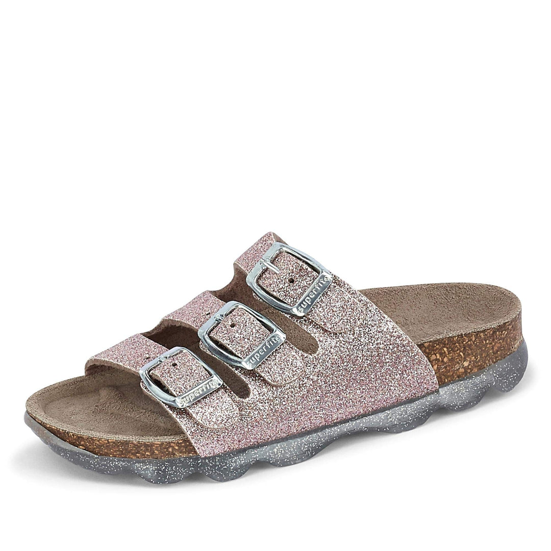 Superfit Mädchen Fussbettpantoffel Pantoffeln 25 EU Bronze 9000, 25 EU Bronze 9000