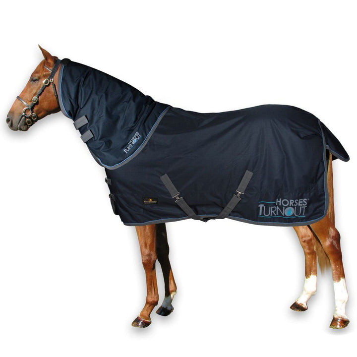 Horses, Pferdekoppeldecke Turnout 200 gr, mit Abnehmbarem, Wasserdichtem, Widerstandsfähigem Nackens