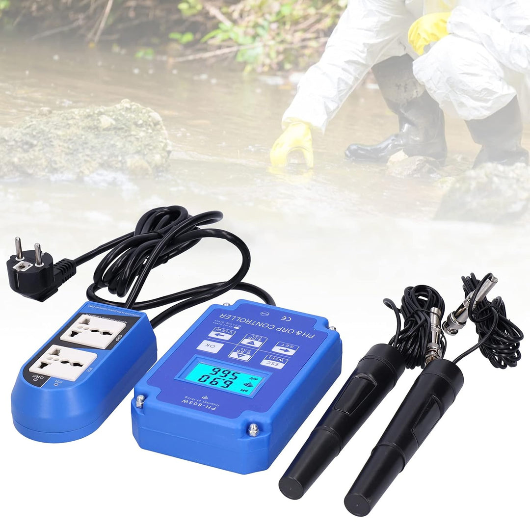 FTVOGUE PH-ORP-Controller, Werkzeug Zur Überwachung der Wasserqualität, Langlebiges ABS-Material, 2-