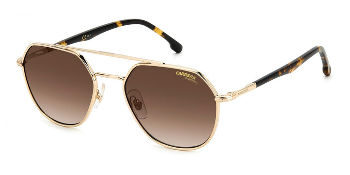 Carrera Unisex Sunglasses 53 06j/Ha Gold Havana, 53 06j/Ha Gold Havana