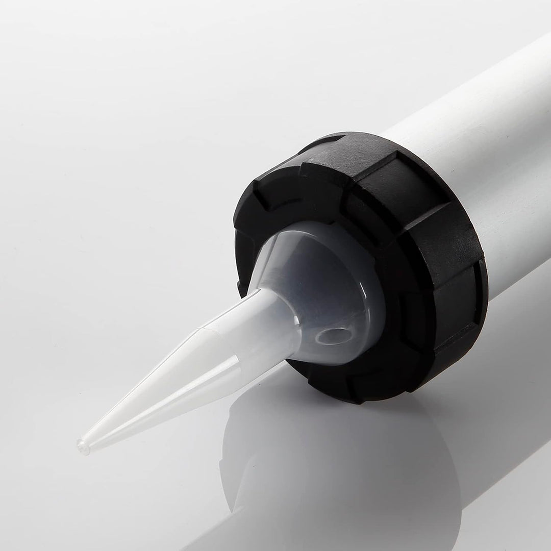 Alyco - Applikator für Mörtel, geschlossenes Rohr, Aluminium-Finish, 300 ml - 198810