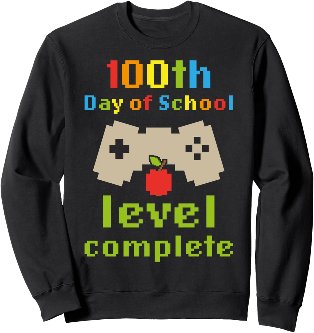 100. Schultag - Level abgeschlossen - Spielerleistung Sweatshirt