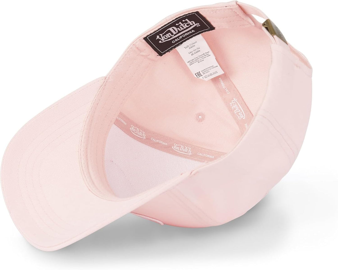 Cap Herren Luftiges Netzgewebe, Tracker Kappe Herren, Perfekter Halt, Atmungsaktiv, Rosa/Weiss, Einh