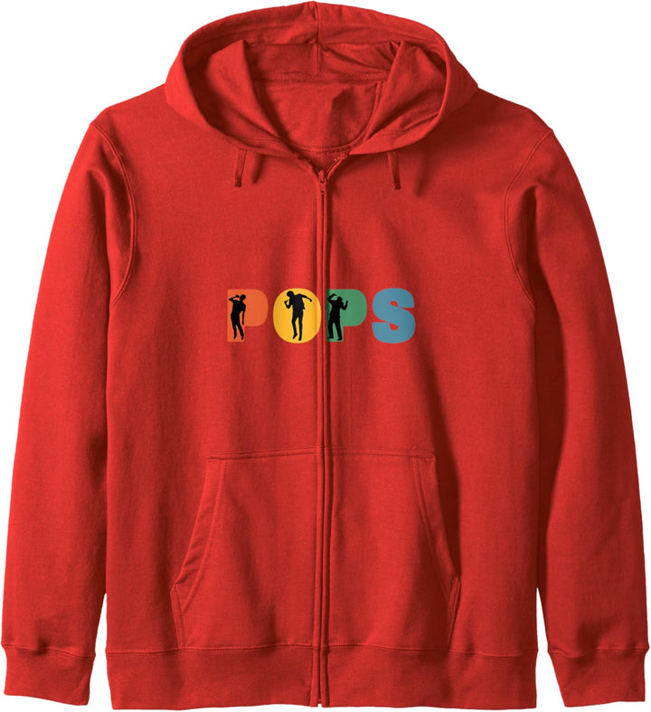 Retro Singender Opa, Geschenke für Vater im Ruhestand Kapuzenjacke