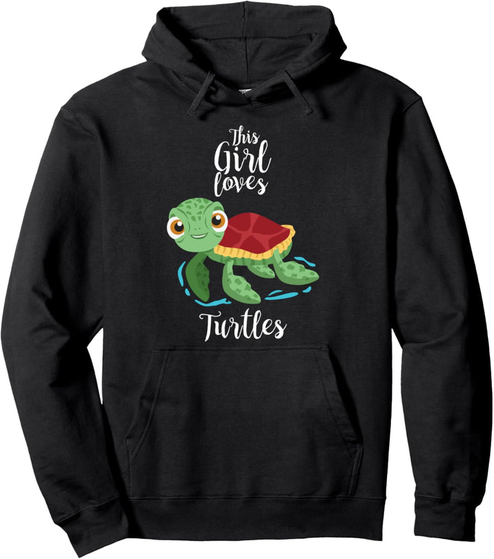 This Girl Really Loves Turtles Geschenk Schildkröten Pullover Hoodie
