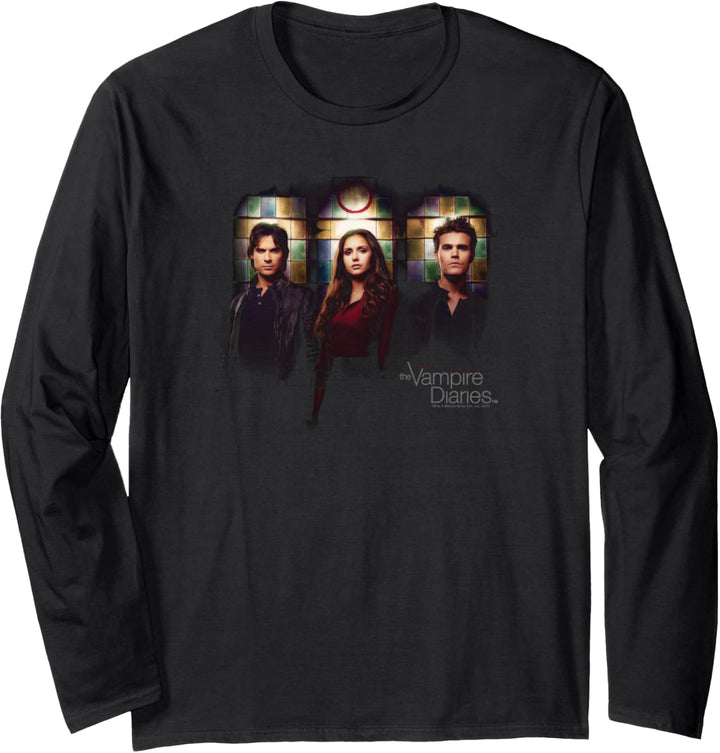 Vampire Diaries Stained Windows Langarmshirt