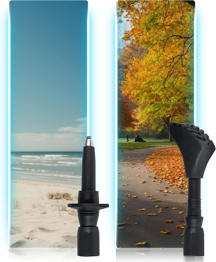 Neo-Sport Walking Stöcke Wanderstöcke Mit Korkgriff Aluminium Teleskop Verstellbar 85-143 cm 2 Stück