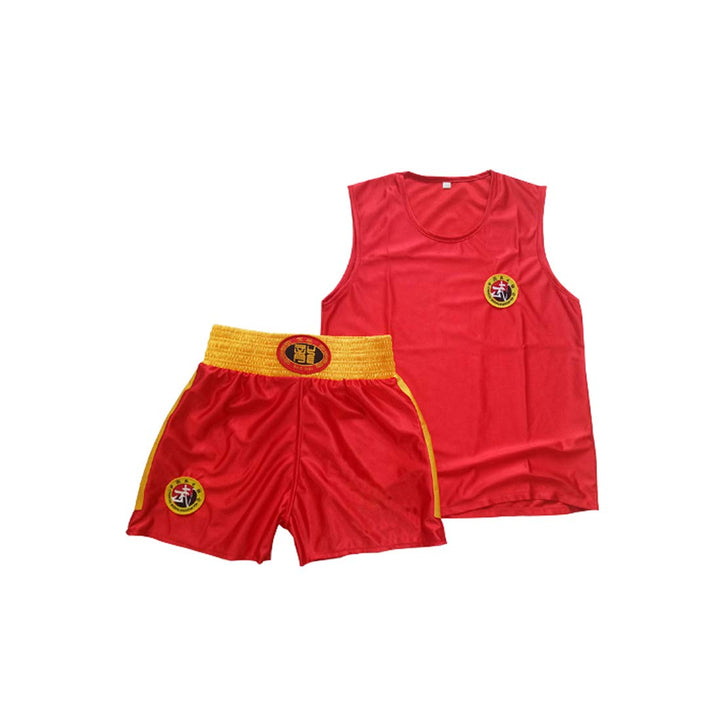 Inlefen Kinder Sanda Kleidung Jungen &amp; Mädchen Erwachsene Boxen Set Boxing Shorts Muay Thai Kleidung