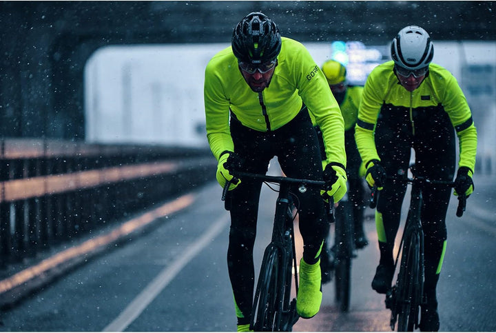 GORE WEAR M Windstopper Thermo Thermohandschuhe 5 Black/Neon Yellow, 5 Black/Neon Yellow