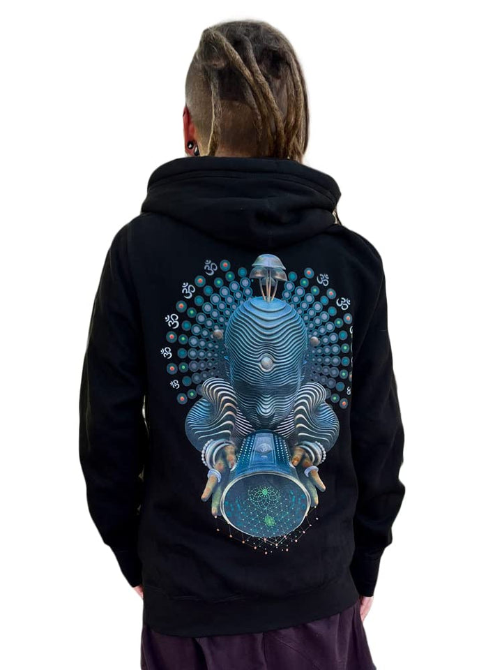 Om Bell Goa Hoodie schwarz (S), S