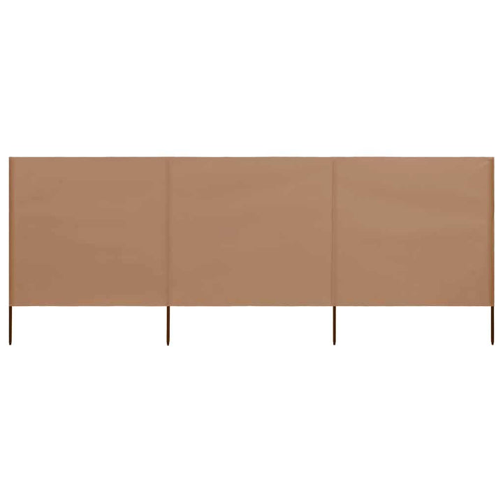 Myheimly Windschutzgewebe,Windschutz Sichtschutz Balkon,Sichtschutzzaun Taupe,400 x 80 cm Taupe 400
