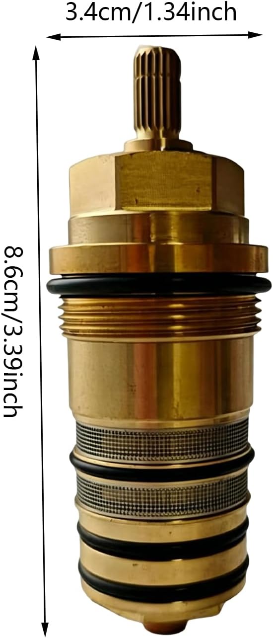 Thermostat Ventilkern Messing Ersatz für Hansgrohe 94282000 Duschkartusche