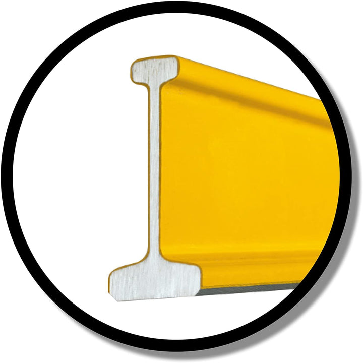 STABILA Magnet-Wasserwaage Type 81 SM , 50 cm, robustes Alu-Gussprofil, Ferrit-Magnetsystem, 1 Horiz