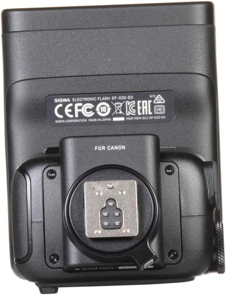 Sigma EF-630 Blitzgerät (geeignet für Canon EF Kamera) für Canon Kamera, für Canon Kamera