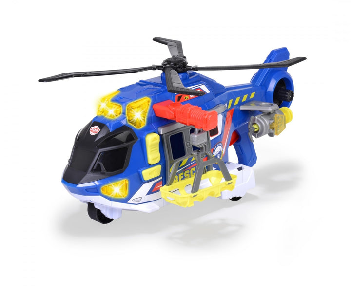 Dickie Toys - Spielzeug-Helikopter für Kinder ab 3 Jahre, gross (39 cm) - Rettungs-Hubschrauber mit