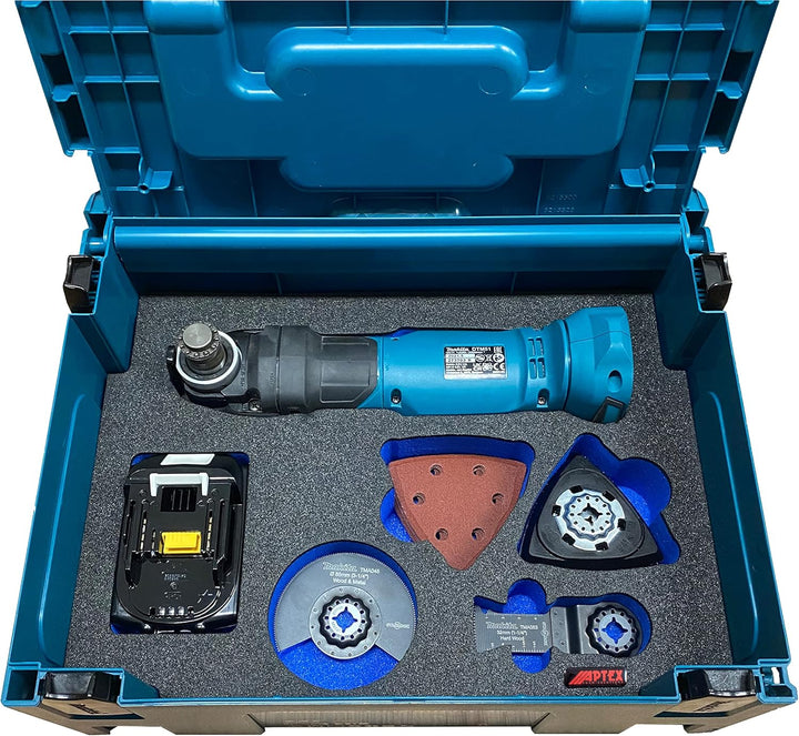 APTEX Schaumeinlage passend für Makita Akku-Multitool DTM 51 für MakPac Gr. 2-3