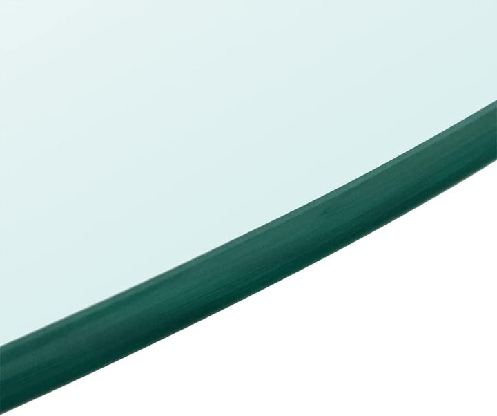 vidaXL Tischplatte aus gehärtetem Glas rund 300 mm Glastisch Tisch Glasplatte Ø 30 cm Transparent, Ø
