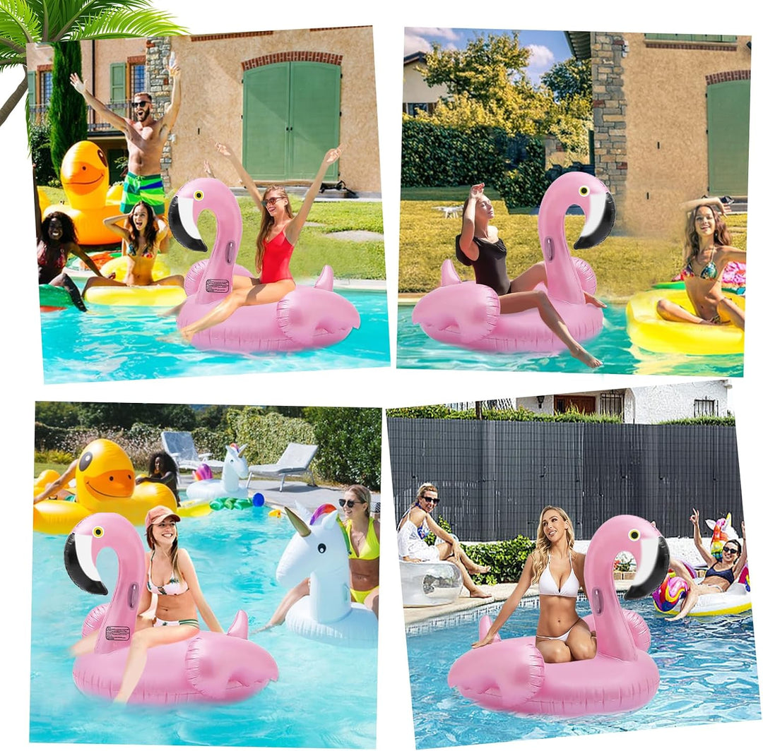 Unicorn Pool Floating Beach Floats für Seen, Pool-Party-Spiele (Rosa)