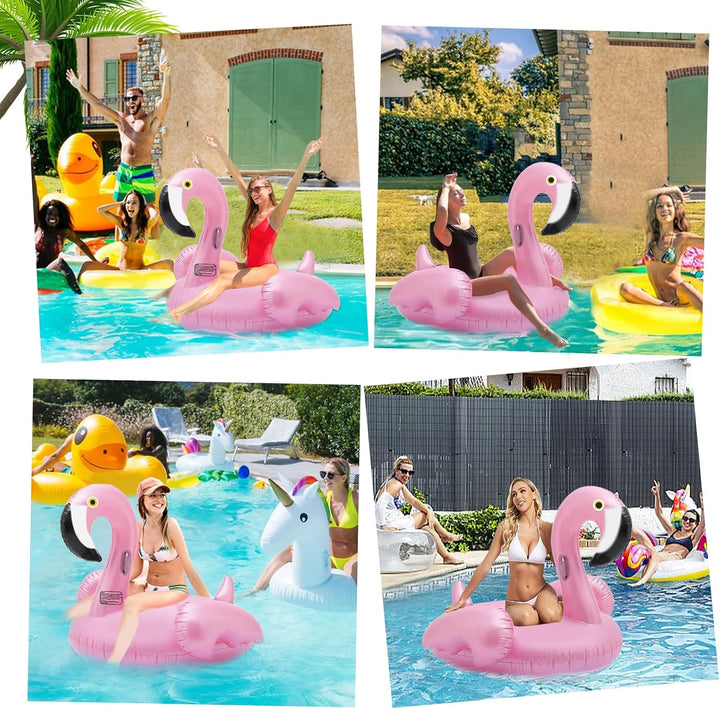 Unicorn Pool Floating Beach Floats für Seen, Pool-Party-Spiele (Rosa)