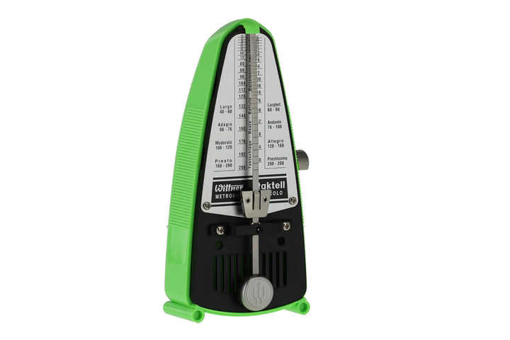 Wittner Metronom 830 421 Kunststoffgehäuse ohne Glocke Taktell Piccolo neongrün neongrün Single, neo
