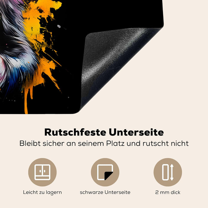 Herdabdeckplatte Einteilig 90x52 cm Küche Ceranfeld Abdeckplatte Cerankochfeld Abdeckung Induktionsk
