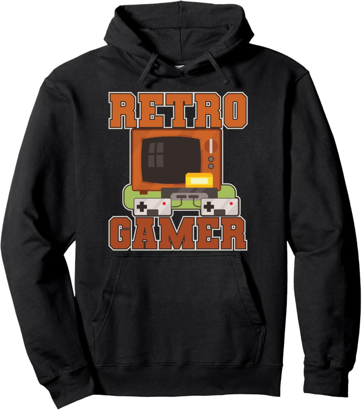 Retro-Gamer Pullover Hoodie