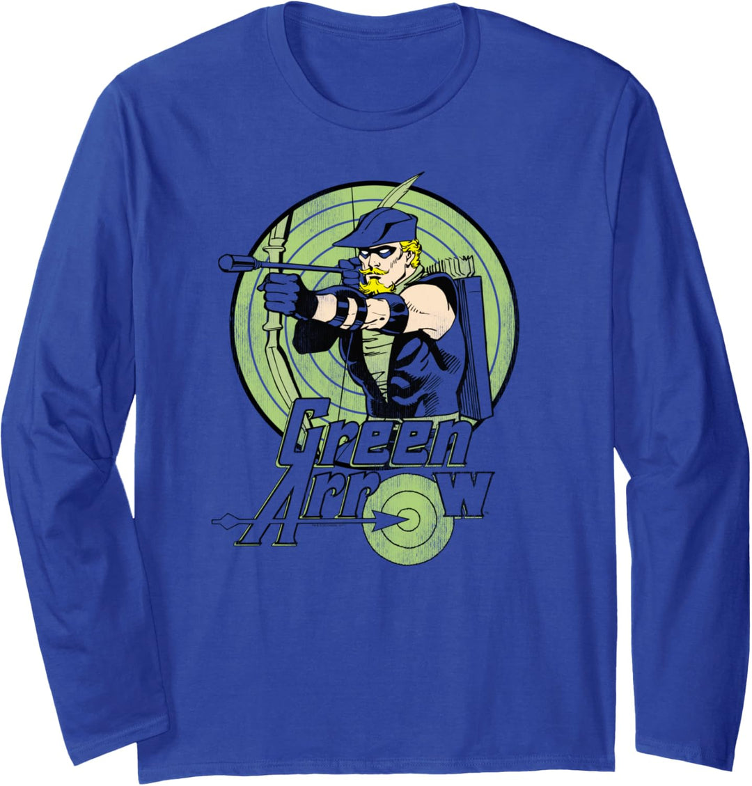 Justice League Green Arrow Circle Langarmshirt