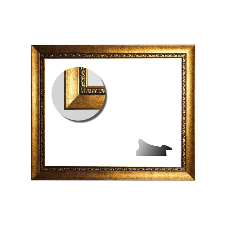 Neumann Bilderrahmen Barockrahmen Gold verziert, Serie 370 - Zuschnitt, 50 x 70 cm Zuschnitt 50x70 c