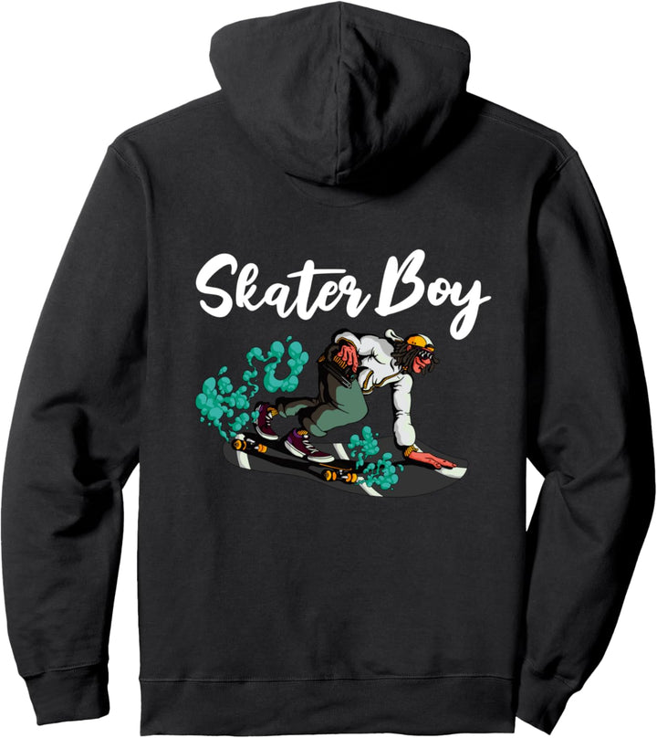Just a Skater Boy Skateboard Waveboard Longboard Skater Pullover Hoodie